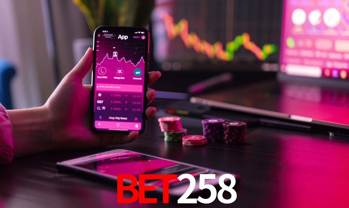 Comparação APP mobile vs versão web da BET258